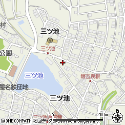 愛知県東海市加木屋町三ツ池16周辺の地図