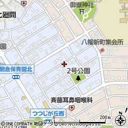 愛知県知多市朝倉町周辺の地図