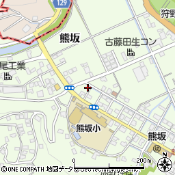 静岡県伊豆市熊坂620周辺の地図