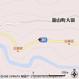 静岡県浜松市天竜区龍山町大嶺1289周辺の地図