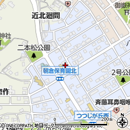 愛知県知多市朝倉町203周辺の地図