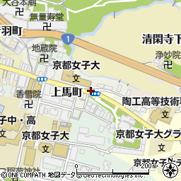 上馬町周辺の地図