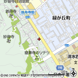 静岡県静岡市清水区村松706周辺の地図