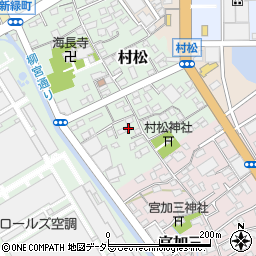静岡県静岡市清水区村松28周辺の地図