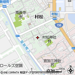 静岡県静岡市清水区村松28周辺の地図