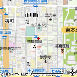 京都府京都市下京区蛭子水町605周辺の地図