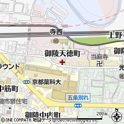 京都府京都市山科区御陵鳥ノ向町39周辺の地図