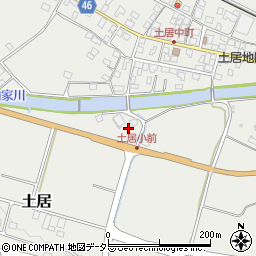 岡山県美作市土居869-2周辺の地図