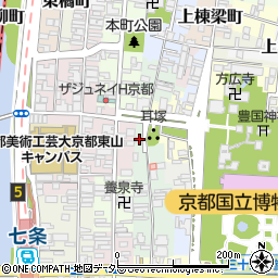 京都府京都市東山区塗師屋町617周辺の地図