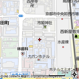 朱雀宝蔵町駐車場周辺の地図