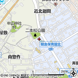愛知県知多市朝倉町37周辺の地図