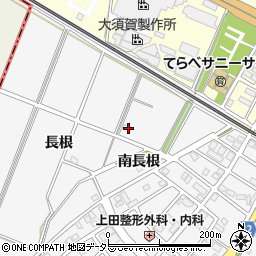 愛知県安城市住吉町長根周辺の地図