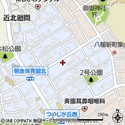 愛知県知多市朝倉町318周辺の地図