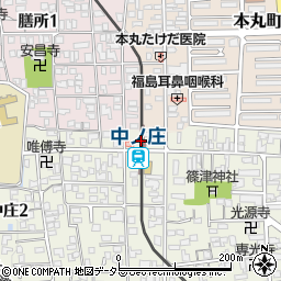 中ノ庄駅周辺の地図