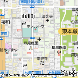 京都府京都市下京区蛭子水町611周辺の地図