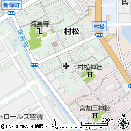 静岡県静岡市清水区村松27周辺の地図