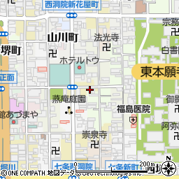 京都府京都市下京区蛭子水町614周辺の地図