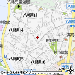 愛知県刈谷市八幡町周辺の地図