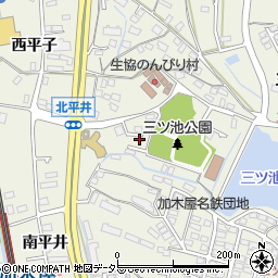 愛知県東海市加木屋町北平井57周辺の地図