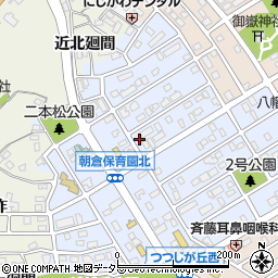 愛知県知多市朝倉町244周辺の地図