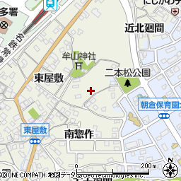 愛知県知多市新知北惣作周辺の地図