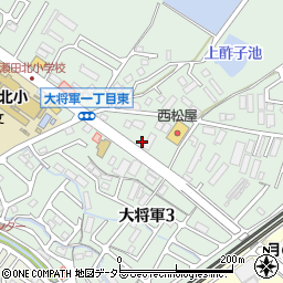 滋賀県大津市大将軍3丁目24周辺の地図