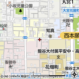 京都府京都市下京区諏訪開町22周辺の地図