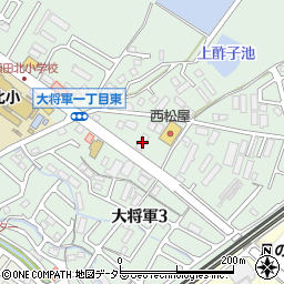 滋賀県大津市大将軍3丁目24-5周辺の地図