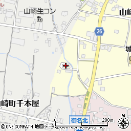 兵庫県宍粟市山崎町野368周辺の地図