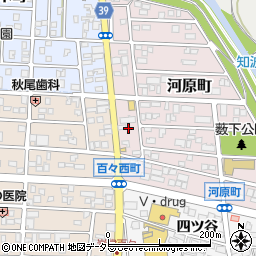 愛知県岡崎市河原町5周辺の地図