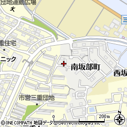 三重県四日市市南坂部町36周辺の地図