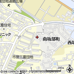 三重県四日市市南坂部町35-2周辺の地図