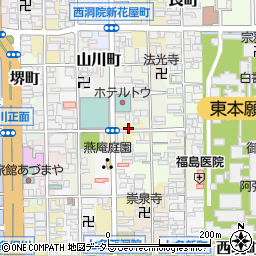 京都府京都市下京区蛭子水町周辺の地図