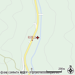 兵庫県川辺郡猪名川町杉生丸畑周辺の地図