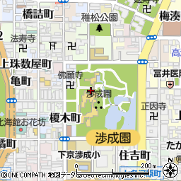 京都府京都市下京区東玉水町周辺の地図