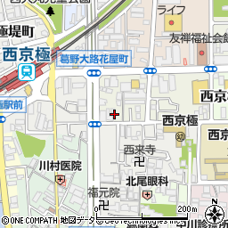 京都府京都市右京区西京極東池田町23周辺の地図