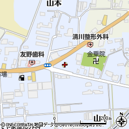 ローソン館山山本店周辺の地図