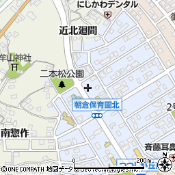愛知県知多市朝倉町190周辺の地図