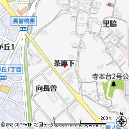 愛知県知多市八幡茶原下周辺の地図