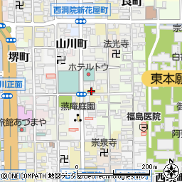 京都府京都市下京区蛭子水町608周辺の地図