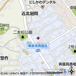 愛知県知多市朝倉町208周辺の地図