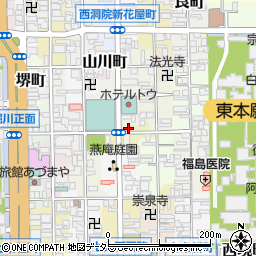 京都府京都市下京区蛭子水町606周辺の地図