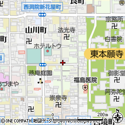 くるっとパーク四本松町駐車場周辺の地図