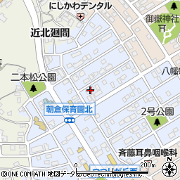 愛知県知多市朝倉町245周辺の地図