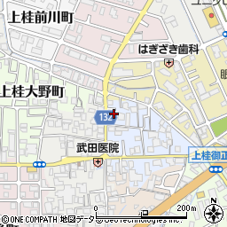 京都府京都市西京区上桂東居町4周辺の地図