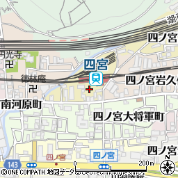京阪パーキング四宮駐車場周辺の地図