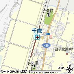 千歳駅観光トイレ周辺の地図