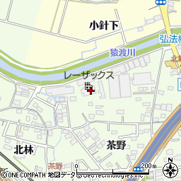 愛知県知立市新林町小深田周辺の地図