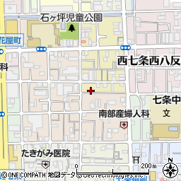 京都府京都市下京区西七条東石ケ坪町104周辺の地図