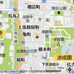 京都府京都市下京区筒金町56周辺の地図
